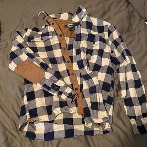 Men’s Roots Plaid Jacket L